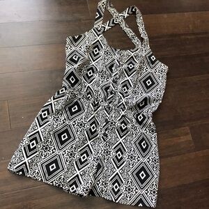 Magazine shorts jumper romper!  EUC!